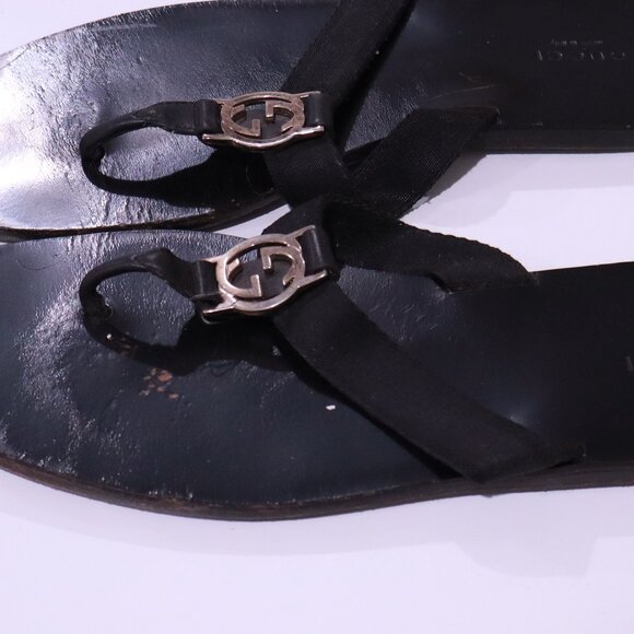 Gucci Black Flip Flops - Size ? - Picture 4 of 11